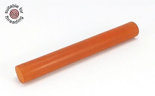 Solid Orange - ebonite rod